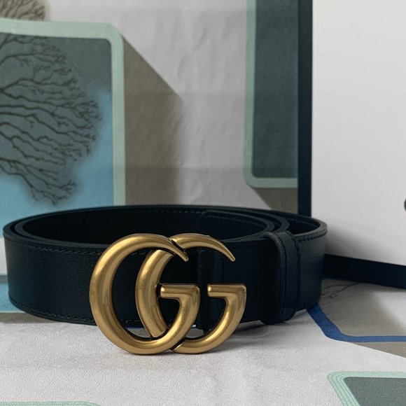 NICELeather belt with Doublebuckle
